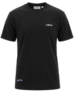 Off-White c/o Virgil Abloh Off- Archigeography Arrow Skate Printed T-Shirt - Black