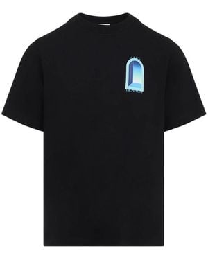 CASABLANCA L'Arche Gradient-Print T-Shirt - Black