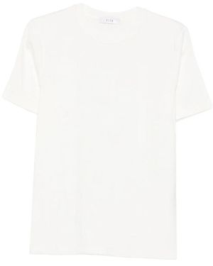 ELEH Crew-Neck Short-Sleeve T-Shirt - White