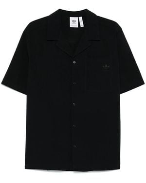 adidas Seersucker Shirt - Black