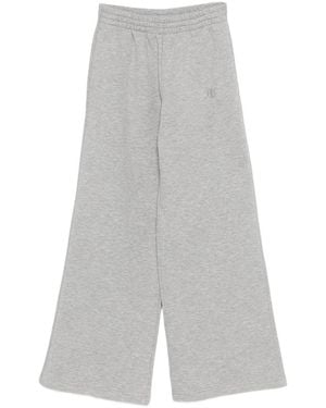 Anine Bing Kacey Logo-Detail Track Pants - Gray