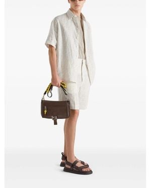 Fendi Neutrals Trousers - White