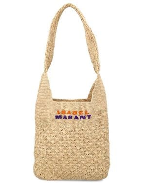 Isabel Marant Small Praia Bag - White