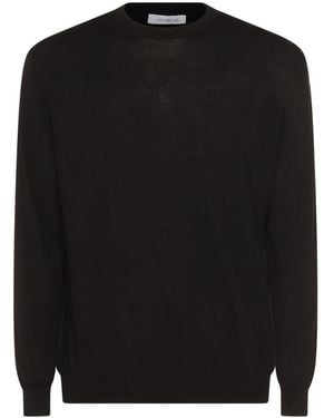 Malo Crew-Neck Virgin-Wool Jumper - Black