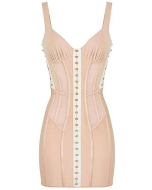 Elisabetta Franchi Bustier Mini Dress - Multicolour