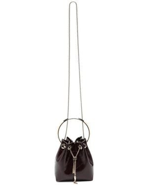 Jimmy Choo Bon Bon Bucket Bag - White