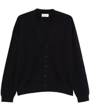 Diana Studio V-Neck Button-Up Cardigan - Black