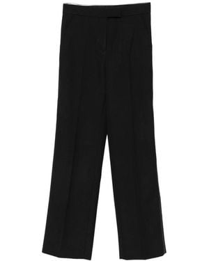 Moncler Concealed-Fastening Flared Trousers - Black