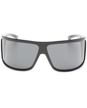Gucci Tortoiseshell-Effect Pilot-Frame Sunglasses - Gray