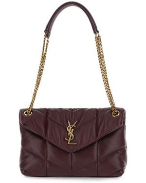 Saint Laurent Puffer Small - Purple