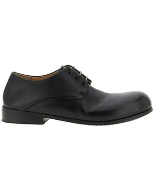 Marsèll Rounded Toe Derby Shoes - Black