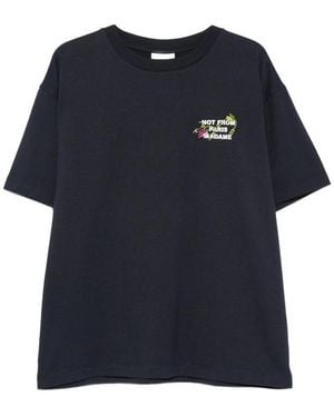 Drole de Monsieur Short-Sleeves T-Shirt - Blue