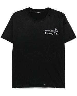 Willy Chavarria Printed T-Shirt - Black