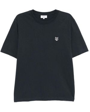 Maison Kitsuné Fox Head Cotton T-Shirt - Black