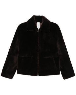 FURLING Giulia Faux-Fur Jacket - Black