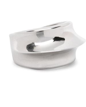 LAG World Aura Sculpted Ring - White