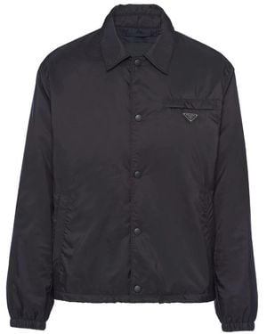Prada Re-Nylon Sporty Blouson Jacket - Blue