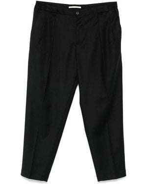 BRIGLIA Pleated-Pocket Pants - Black