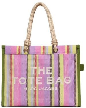 Marc Jacobs The Stripe Mesh Large Tote Bag - Pink