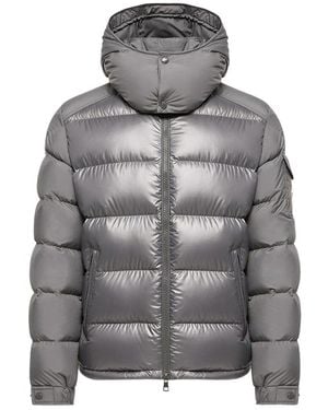Moncler Quilted Hooded Jacket - Gray