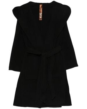 GLOX Belted Coat - Black