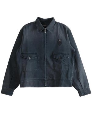 Enfants Riches Deprimes Chiens De Chasse Graphic-Patch Jacket - Blue