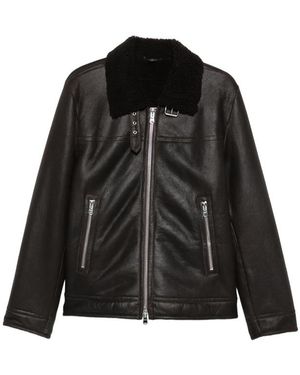 Dondup Leather Jacket - Black