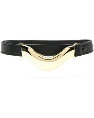 DEHANCHE Brancusi Leather Belt - Black