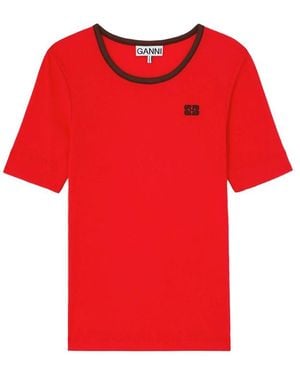 Ganni Tops - Red