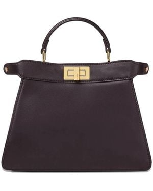 Fendi Small Peekaboo Iseeu Tote Bag - Blue