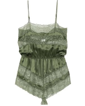 Saint Laurent Playsuits - Green