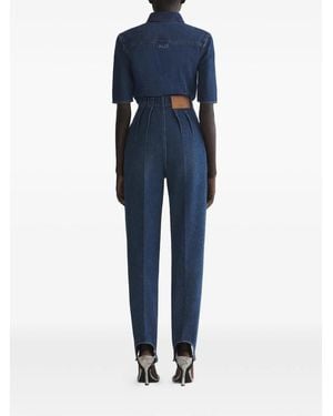 Mugler Buttoned Shirt - Blue