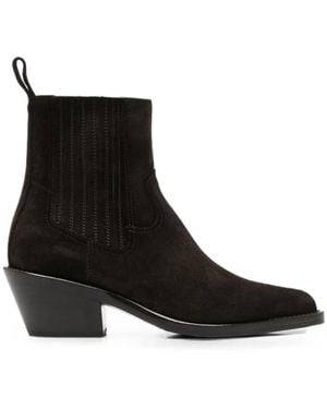 Henderson Suede Ankle Boots - Black