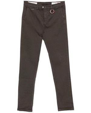 Tramarossa Luis Logo-Patch Straight-Leg Pants - Gray