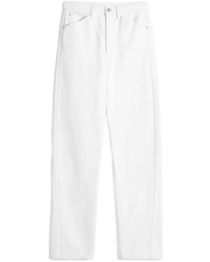 Lemaire Straight-Leg Cotton Jeans - White