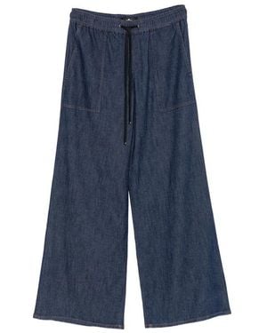 7 For All Mankind Halona Wide-Leg Jeans - Blue