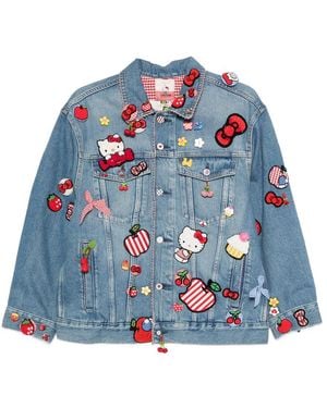 Péro Embellished Jacket - Blue