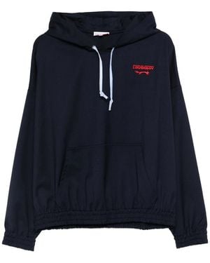 Charles Jeffrey Ears Kagool Drawstring Hoodie - Blue