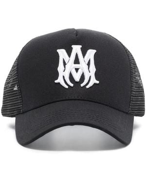 Amiri Ma Logo Trucker Cap - Black
