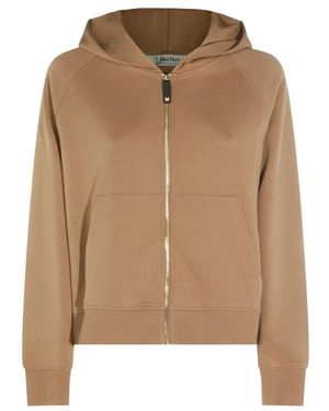 Max Mara 'Max Mara Zip-Up Hoodie - Natural