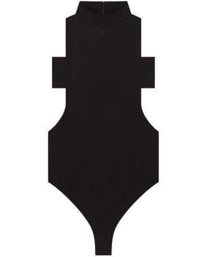 Courreges Mock-Neck Bodysuit - Black