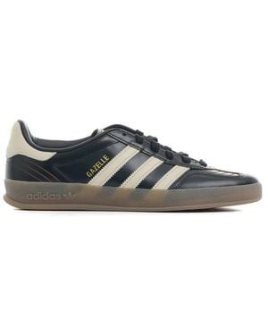 adidas gazelle black leather mens