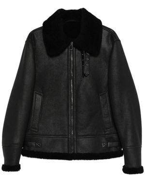 Eraldo Wright Suede Jacket - Black