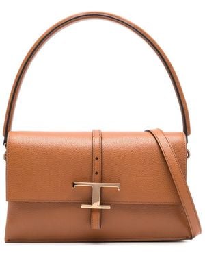 Tod's T Timeless Shoulder Bag - Brown