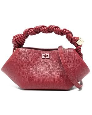 Ganni Mini Bou Tote Bag - Red