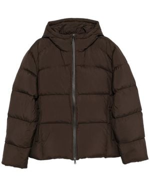 Samsøe & Samsøe Sapax Hooded Puffer Jacket - Brown