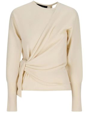 FEDERICA TOSI Wrapped Top - Natural