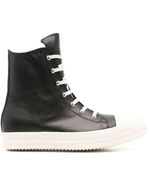Rick Owens High-Top Trainers - Black