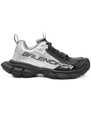 Balenciaga 3Xl Metallic-Effect Panelled Trainers - Multicolour