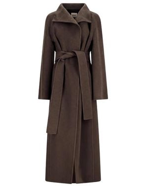 KHAITE Romare Coat - Brown